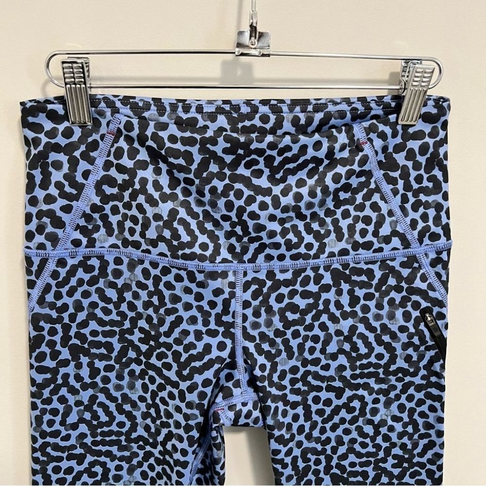 Lululemon All Sport Crop Legging Ace Spot Lullaby Black - Picture 6 of 14